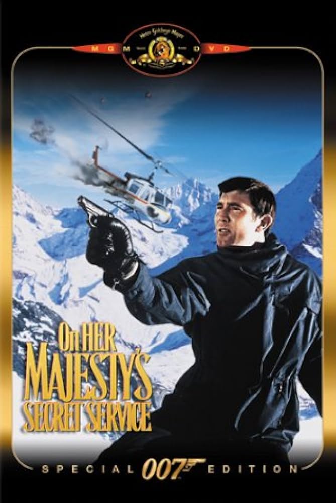 MGM DVD cover for On Her Majesty’s Secret Service.